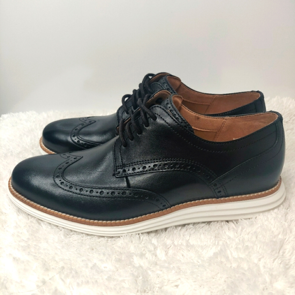 NWT Cole Haan Original Grand SHWNG Black Men 8.5 - Picture 1 of 7